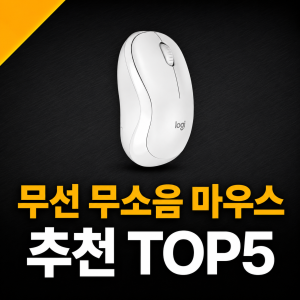무소음 무선마우스 추천 순위 TOP 5 가격 비교